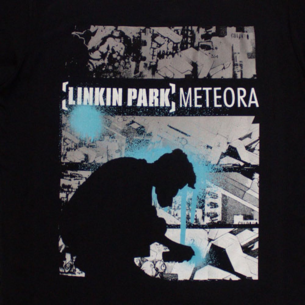 トップス 00s LINKINPARK Meteora Euro Smoking Fade Vintage Linkin Park Faded 2000s Y2K Band Tour Tee Meteora